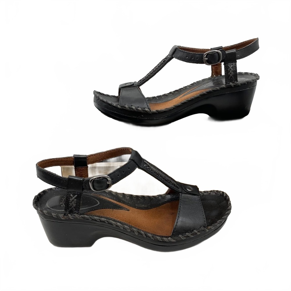 Ariat Black Leather Sandals | Stripy Universal Fit US6 Women’s